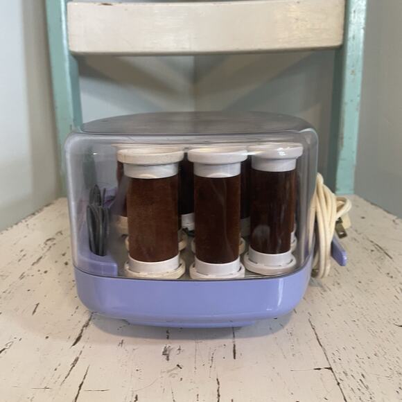 Clairol Kindness VH24 24 Velvet Flocked Hot Rollers Extra Clips Tested Works - Picture 3 of 9